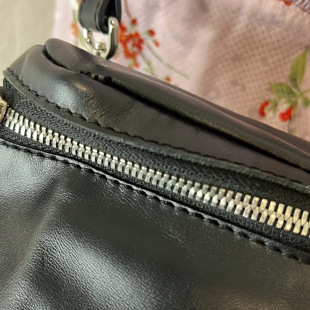 Gianni Chiarini Black Leather Small Crossbody Bag
